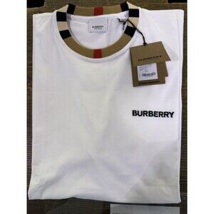 Burberry Jayson White Cotton T-shirt (Oversized) 8078115 NWT $370 Size M